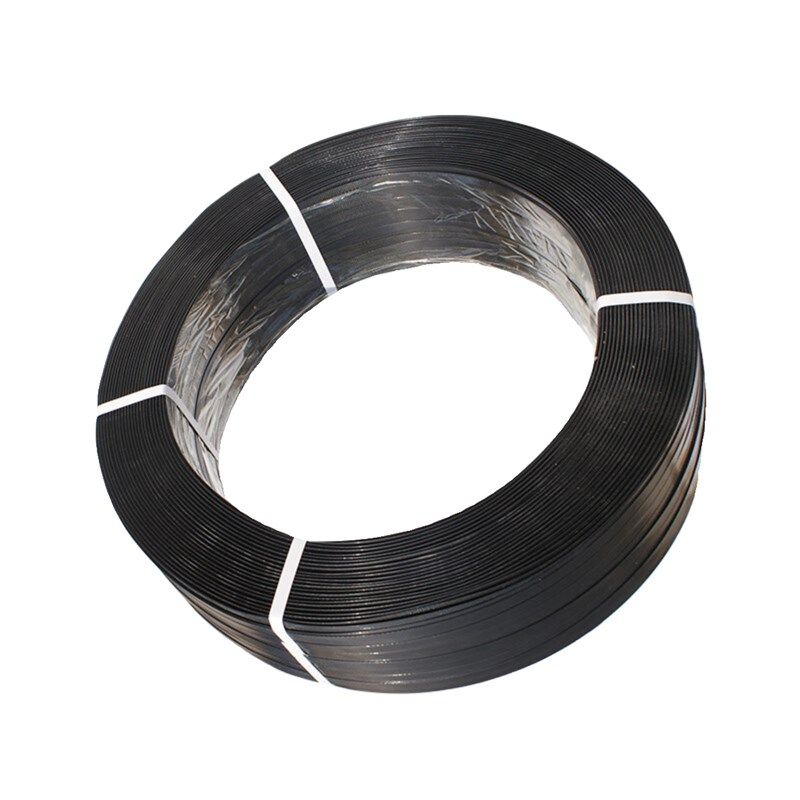 黑色塑钢带打包带捆绑带条打包机打包扣1608PET塑料包装带扎带