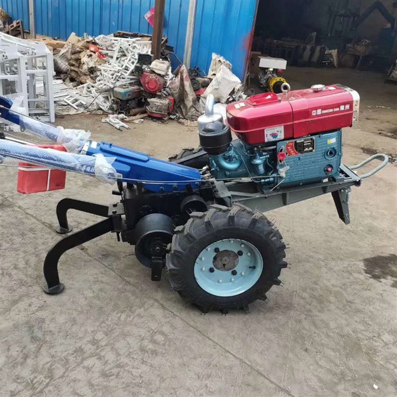 5吨双卷筒手扶拖拉机绞磨 便捷式手扶式牵引绞磨机
