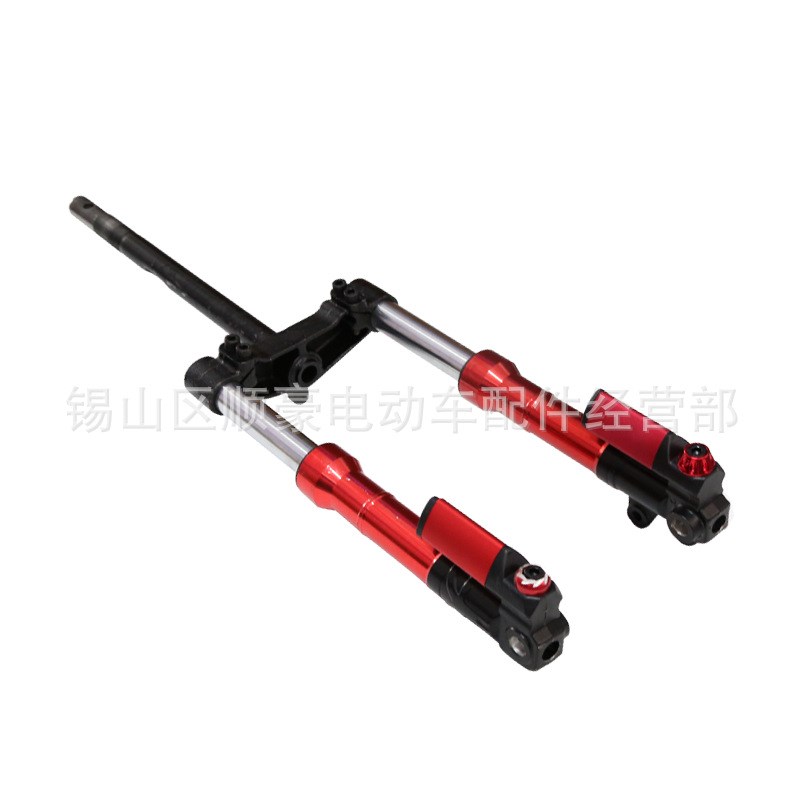 电动车配件龟王改装油压前减改装车减震踏板车避震铝筒龟王方向柱