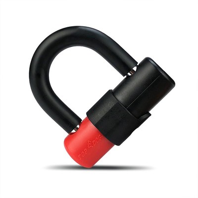 摩托车锁电动车锁碟刹锁小U型锁台湾TOPDOG锁具[狗王]RE3230