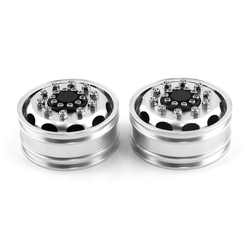 1/14模型 田宫Tamiya 镭速 魔豆拖头 工程车前后轮 金属加宽轮毂