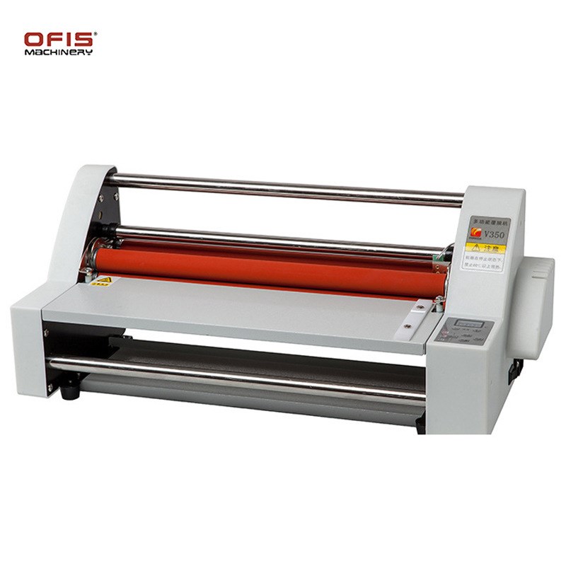 A3小型覆膜机V350封膜机电动双面过膜覆膜机送100米优质预涂膜