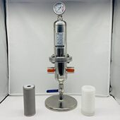 304不锈钢精密过滤器 0.3微米蒸汽过滤 0.01微米压缩空气除菌专用