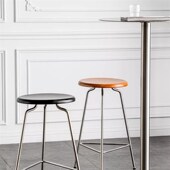 专用化妆吧台椅家用实木高脚吧凳休闲酒吧椅高凳子吧 处理