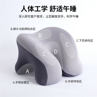 趴睡枕办公室午睡枕工位学生专用午休趴桌子睡觉神奇趴趴枕头抱枕