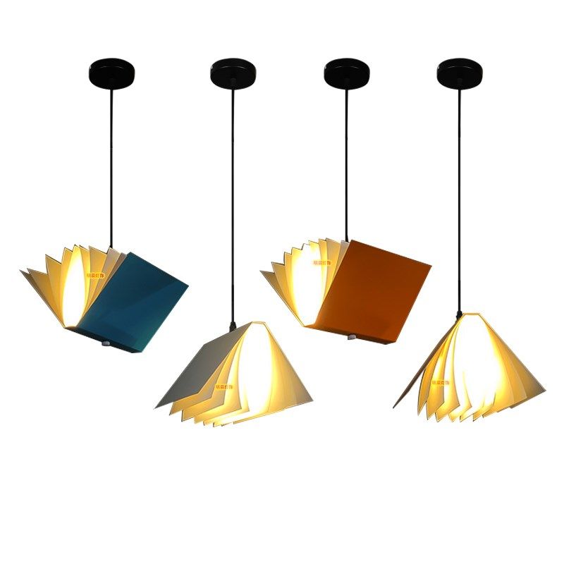 个性书朝上朝下书本造型吊灯学校图书店前台幼儿园绘本馆装饰吊灯,家装灯饰光源,餐厅吊灯,淘宝优惠券,粉丝福利购,淘宝优惠卷