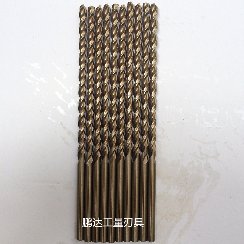 0mm高钴含钴钻不锈钢直柄麻花钻头加长钻抛物线型深孔钻头 -1