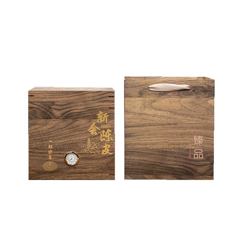 高档新会陈皮散茶包装盒木纹空盒半斤一斤装老陈皮柑皮礼盒装定制,包装,茶叶包装,淘宝优惠券,粉丝福利购,淘宝优惠卷