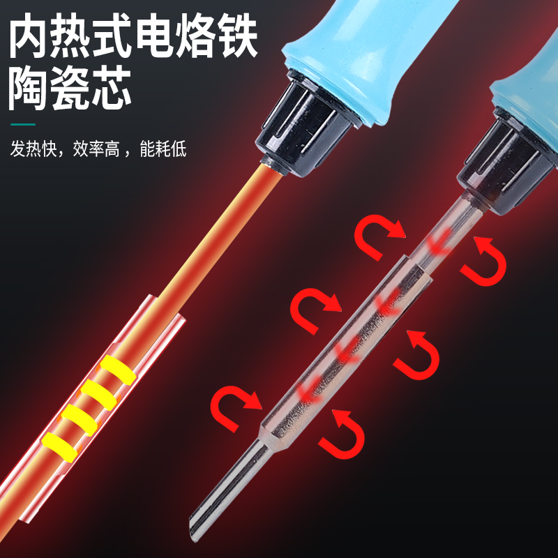 杰拉华新一代内热式速热家用维修电子工具电烙铁20WWW买5送1