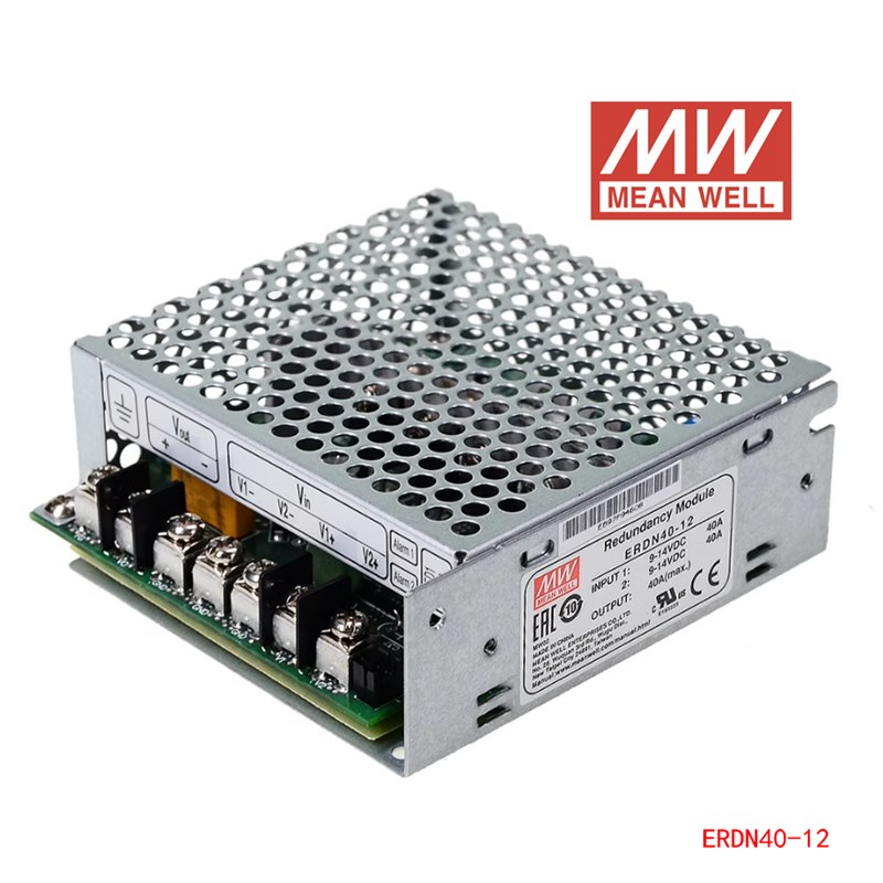 明纬电源ERDN20/40-5/12/24/48V机壳封闭型冗余模块20A/40A工业用
