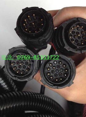 发那科 北川第四轴动力线 编码器线插头XS40 XS41插座 XP40 XP41