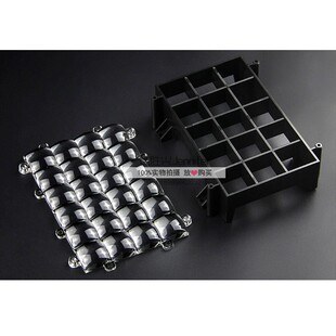 24颗LED3D打印机模组透镜 UVLED模组准直匀光紫光光源照度均匀6寸