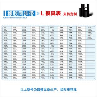 L348到L510橡胶同步带 360 390 400 430 450 470 480 500定制商品