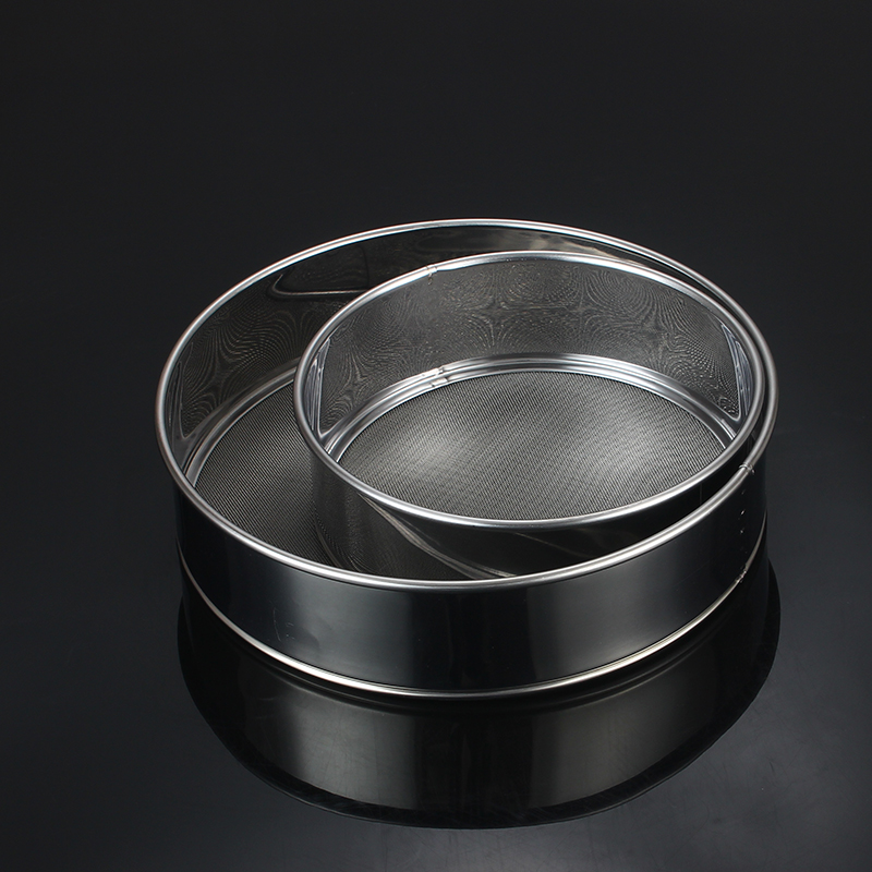 面粉筛家用烘焙工具筛网不锈钢分样过滤网筛手持超细筛子60目