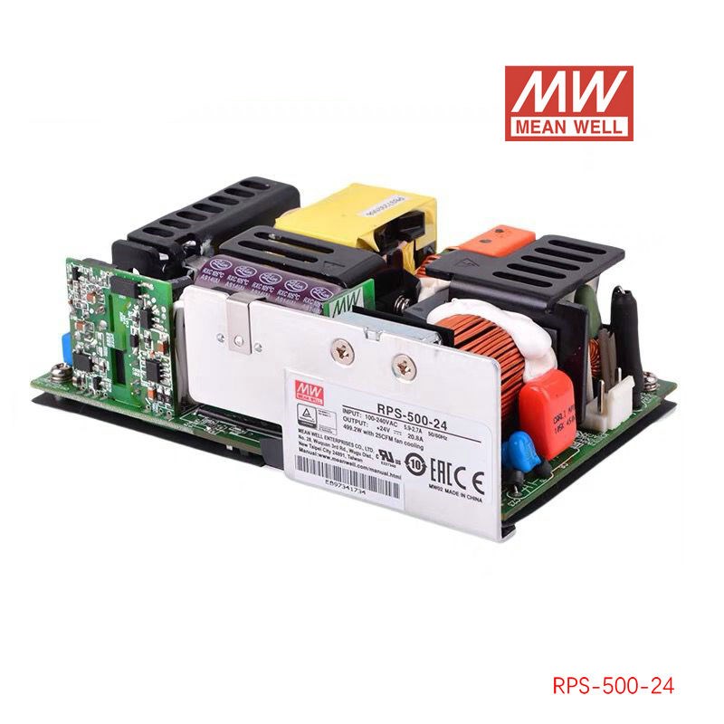 台湾明纬PCB医疗电源RPS-500-12/15/18/24/27/36/48V 500W 供应器