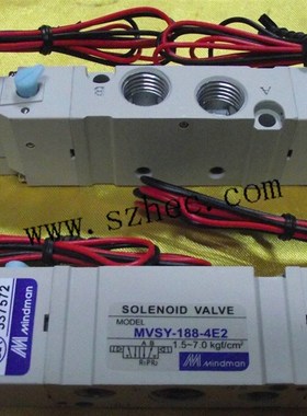 台湾金器MINDMAN电磁阀 MVSY-188-4E2 DC24V