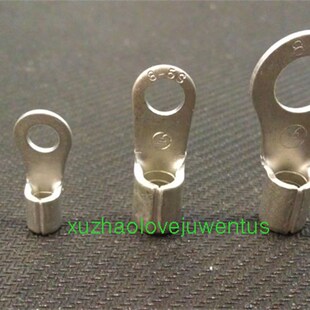 优质裸端头紫铜RNB5.5 6平方O型冷压接线端子1000只 8圆形端子4