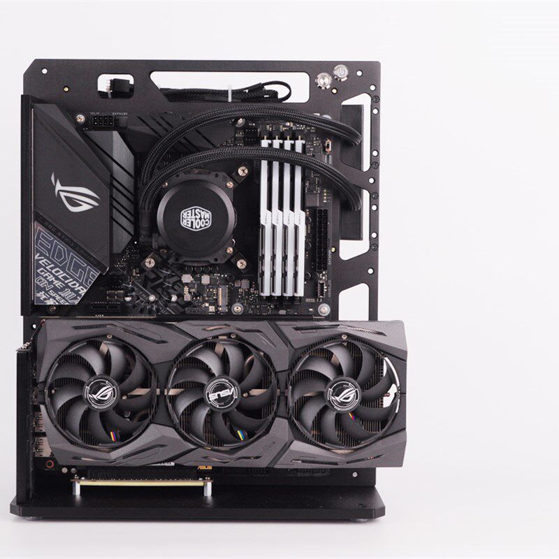 开放式机箱 铝合金机架 测试机箱超强兼容 高效散热 模块化组装