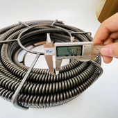 电动疏通机弹簧直径16mm特粗特密特硬钢丝专业通下水道管道工具