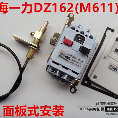 DZ162-40(M611)10A 16A 20A 25A 32A面板式 电动机保护器开门断电
