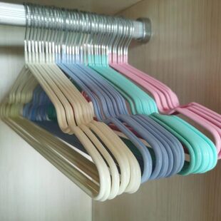 加粗衣柜挂衣架学生宿舍防锈衣撑 家用阳台晒衣架 100个装 超实惠