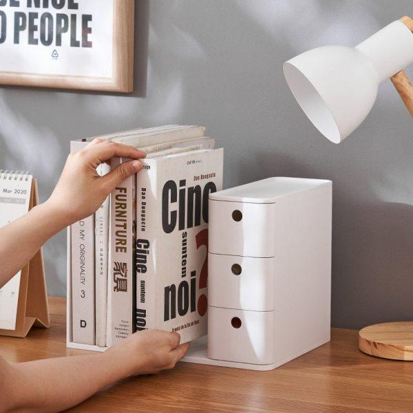 爱优汇书立收纳盒桌面书架学生宿舍公室文具杂物整理多功能书立,收纳整理,首饰盒,淘宝优惠券,粉丝福利购,淘宝优惠卷