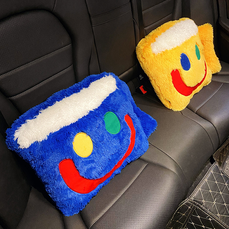 汽车腰靠垫女士车内座椅腰脱车载可爱咖啡杯车用靠背腰垫护腰靠枕