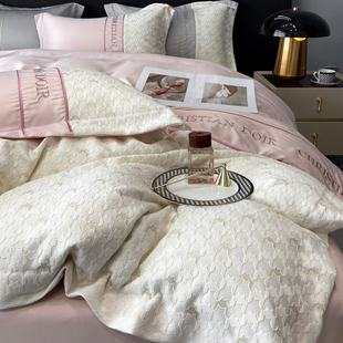 冰丝四件套真丝床单裸睡公主风天丝床上用品 轻奢高级感d140支夏季