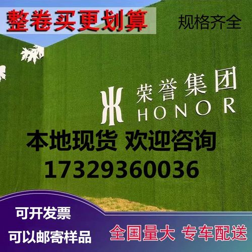 工地围挡草坪布人工仿真假草皮绿色塑料地毯工程绿植装饰围墙绿化