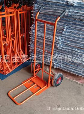 双铲板折叠货仓车手推车可活动铲板物流手推车两轮拉货车HT18