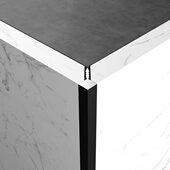 持雍收边条瓷砖阳角线收口压条铝合金护墙角封边条包边墙护角黑色