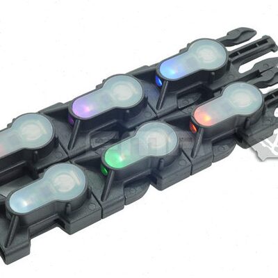 FMA S-LITE频闪求生灯耐高温耐低温防水插扣连接款 黑底多色TB901