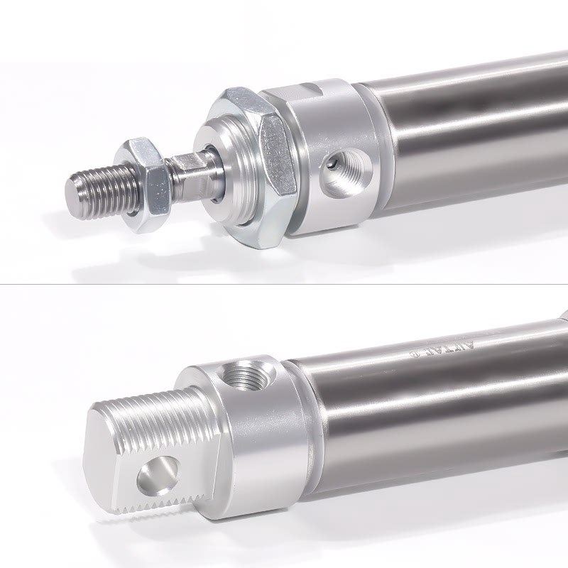 亚德客不锈钢迷你气缸MA16/20/25/32*15X25x30X50X75X100X125-SCA