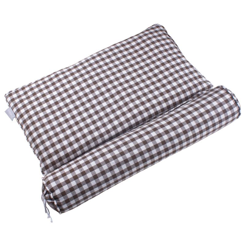 纯蚕沙枕头护颈椎舒缓助睡眠单人承托睡觉保健养生圆形硬枕