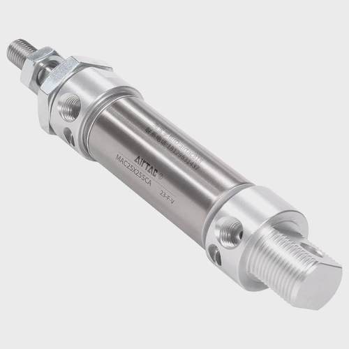 亚德客带缓冲迷你气缸MAC16X10X15X20X25X50*75X100-150X200SCA