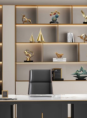 现代高档轻奢客厅酒柜电视柜摆件创意家居书房办公室样板间装饰品