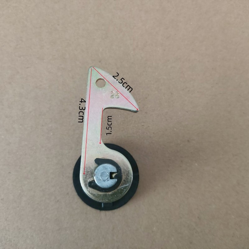 电动车后尾箱锁钩后备箱锁钩金属尾箱锁芯电摩S踏板车尾箱锁配件