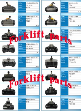 Komatsu小松叉车配件FD15-16/17代刹车总泵制动主缸3EB-36-31281
