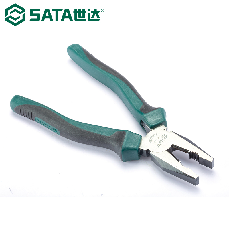 世达钢丝钳6/7/8寸省力型老虎钳多功能断线钳子工具70301A/70303A