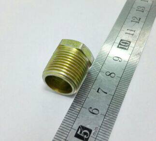 高压铁制镀彩内外丝接头 二分变三分补芯 内牙螺纹1/4外牙螺纹3/8