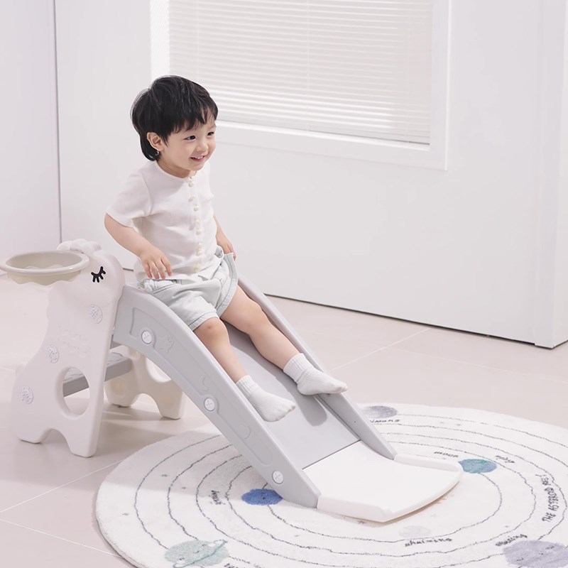 儿童室内滑滑梯家用小型简易婴儿滑梯床沿宝宝家庭游乐场2至6岁8