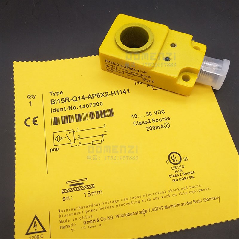 现货全新原装BI30R-W30-DAP6X-H1141 14045 电感式接近开关传感器