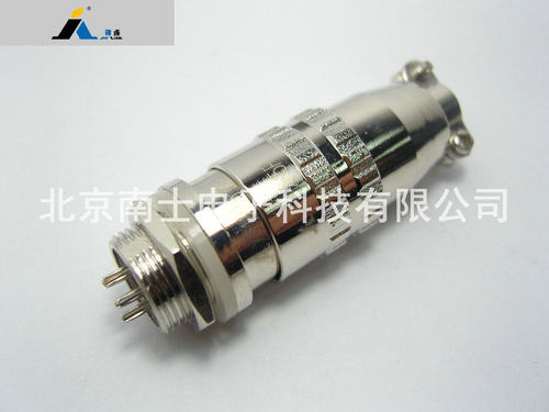 JINLIAN 锦连 XS12 5芯 航空插头 圆形插座 开孔12mm XS12K5P/J5Y