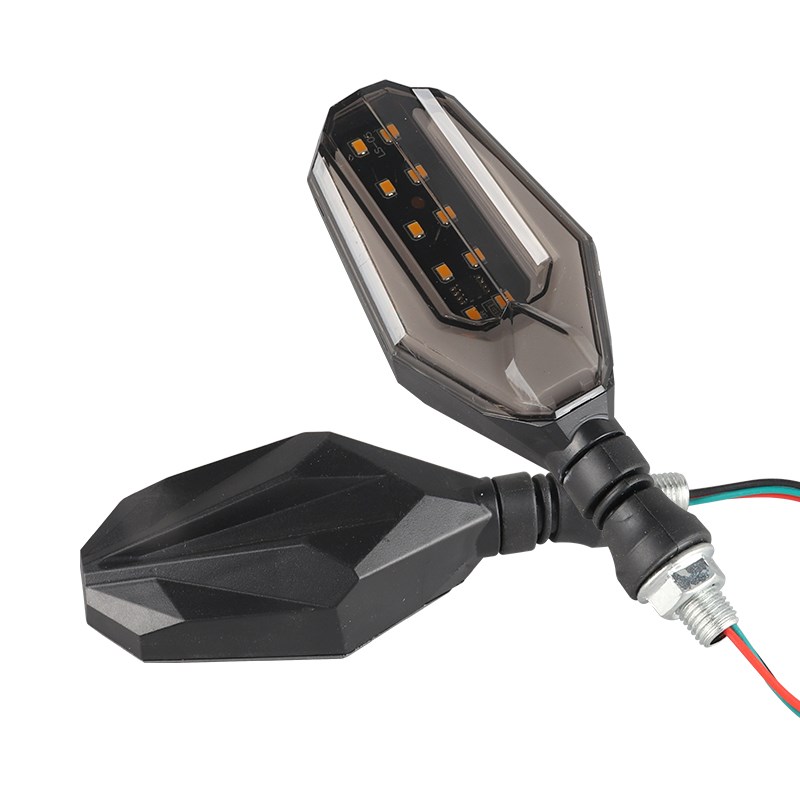 摩托车电动车通用转向灯改装配件LED流水转弯车灯行车灯方向灯2V