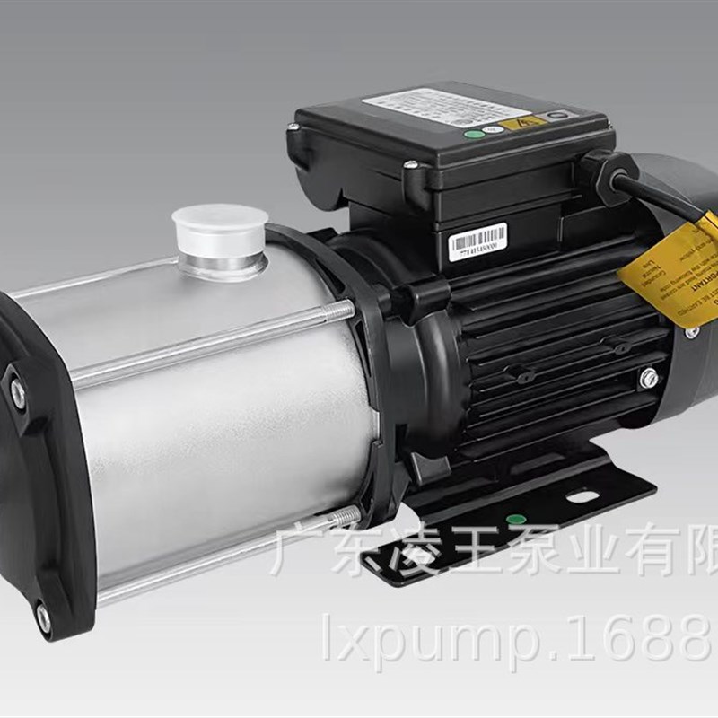 广东水泵卧式多级泵不锈钢水泵离心泵静音家用增压泵