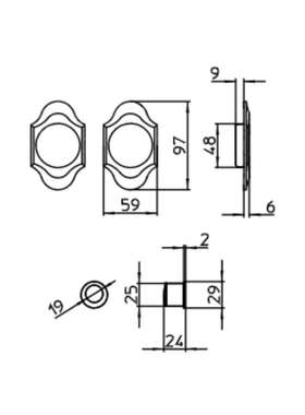 意大利进口MANDELLI家具暗拉手1018T环保家具橱柜移门隐藏拉手