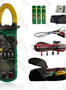 厂家直销 MS2008B 自动量程/温度电容/数字钳形电流表万用表现货