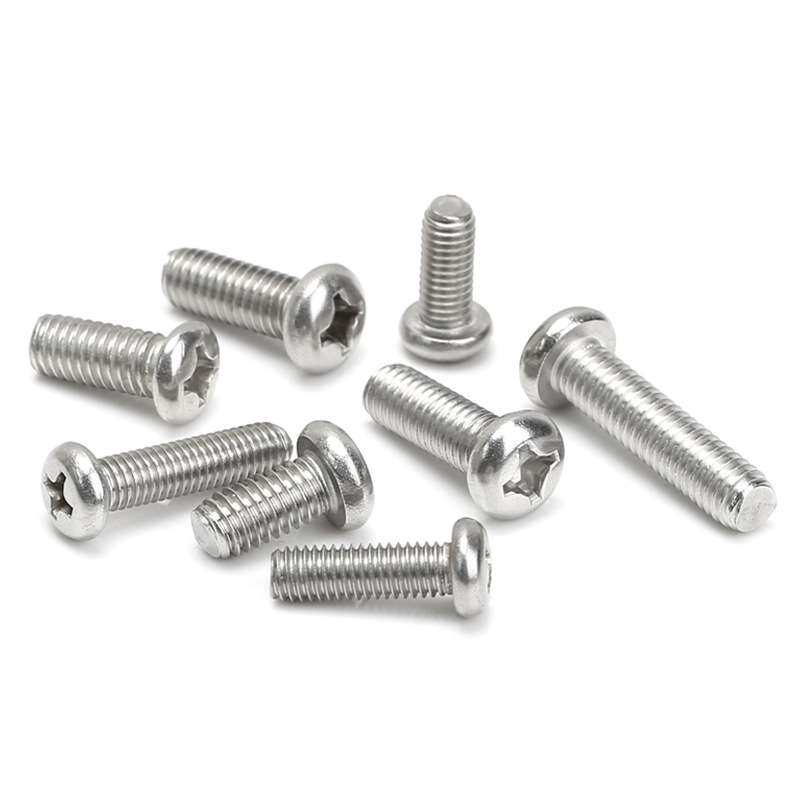 PM4*6 螺丝十字盘头螺钉圆头螺丝机牙 螺丝元头螺栓 浩业螺丝厂家