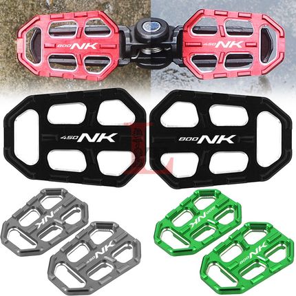 适用春风800NK 450NK改装前后脚踏加大踏板防滑加宽前后脚踏底座