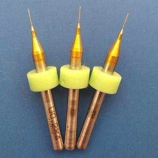 TiN涂层0.3 0.5钻咀PCB塑胶铜铝钨钢合金DLC镀钛镀膜Tix加硬钻头